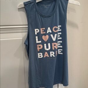 Pure Barre Spiritual Gangster Navy Active Tank